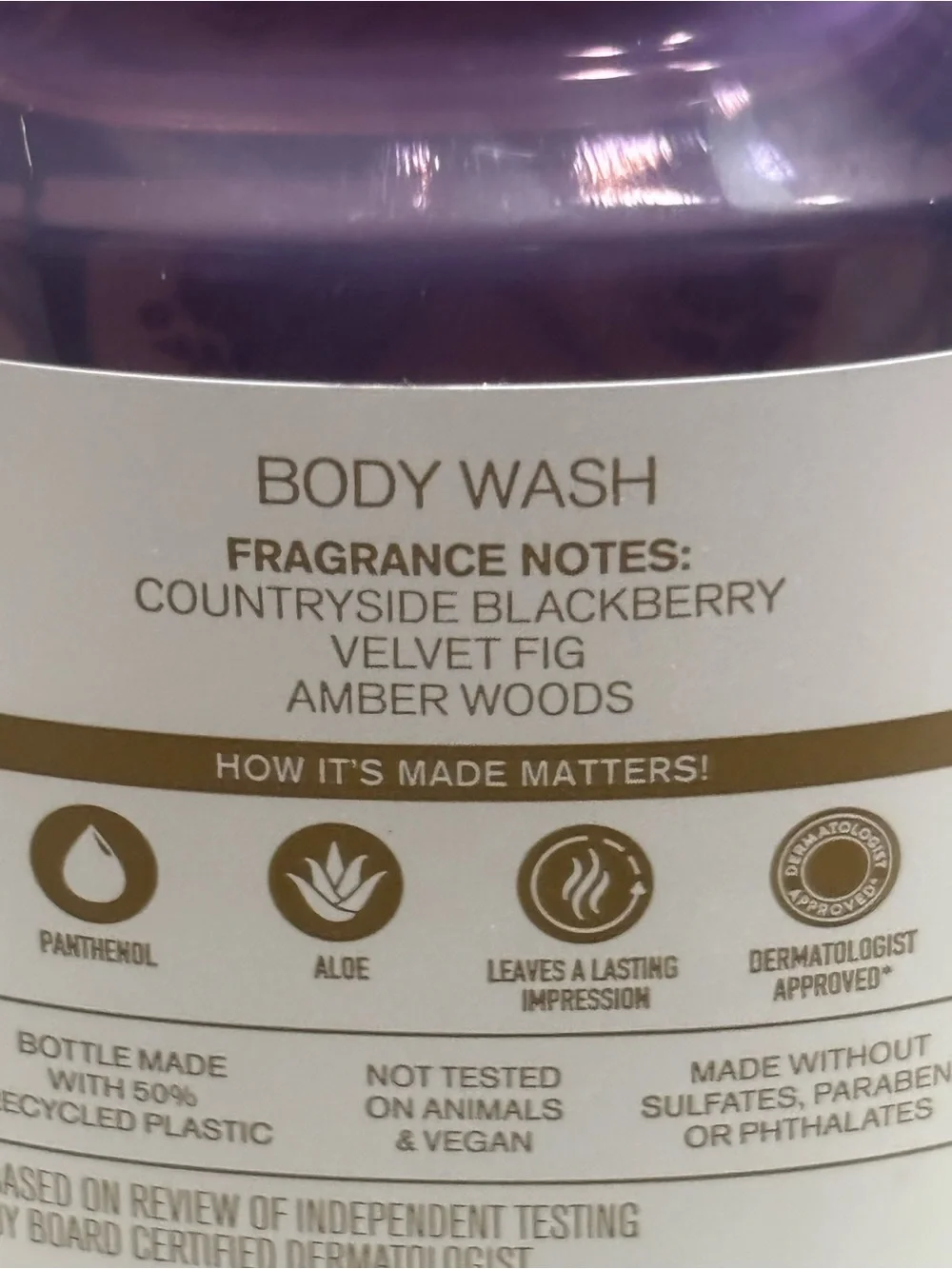 Bath & Body Works Wild Blackberry Jam Body Wash
